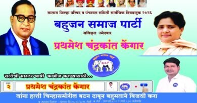 सातारा जिल्हा परिषद निवडणूक २०२६ : कुक्कुडवाड गटातून बहुजन समाज पार्टीचे प्रथमेश केंगार मैदानात; ‘हत्ती’ चिन्हावर मतदानाचे आवाहन