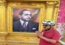 ५० किमी सायकलिंग करत डॉ. बाबासाहेब आंबेडकरांना अनोखे अभिवादन ५० किमी सायकलिंग करत डॉ. बाबासाहेब आंबेडकरांना अनोखे अभिवादन