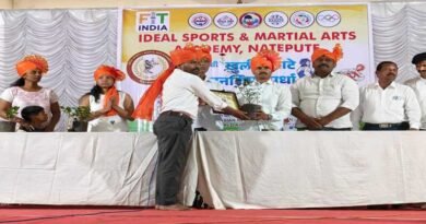 नातेपुतेच्या भूमीत नवनाथ भिसेंचा क्रीडा क्षेत्रात गौरव; ‘क्रीडारत्न पुरस्कार २०२६’ने सन्मान