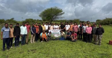 तळबीड पोलीस ठाण्याच्या वतीने वसंतगड येथे वृक्षारोपण कार्यक्रम उत्साहात संपन्न